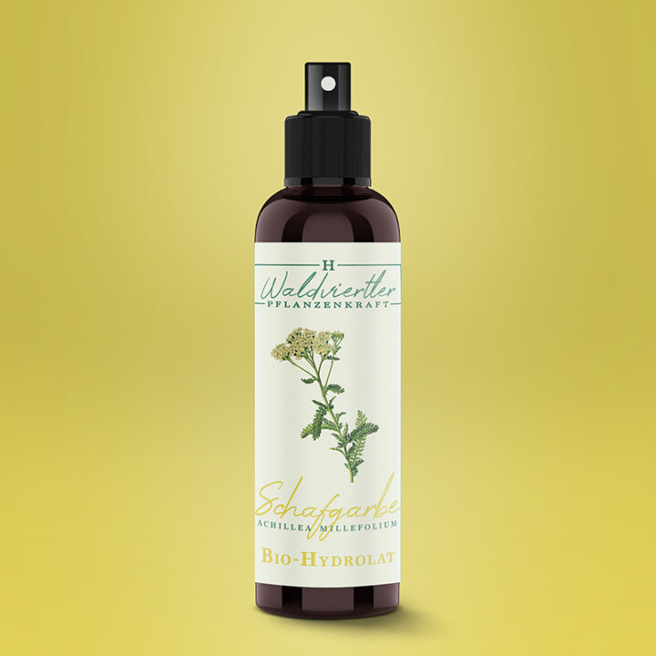 Bild einer Sprühflasche mit Schafgarben-Hydrolat